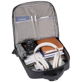 Rucsac pentru laptop SunRed, durabil, negru