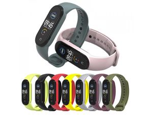 Mobilly Înlocuire curea de silicon pentru Xiaomi Mi Band 5/6, negru
