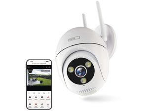 EMOS GoSmart Outdoor-Schwenkkamera IP-800 WASP mit WiFi, weiß