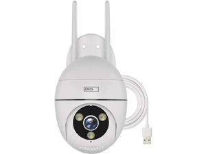 EMOS GoSmart Outdoor-Schwenkkamera IP-800 WASP mit WiFi, weiß