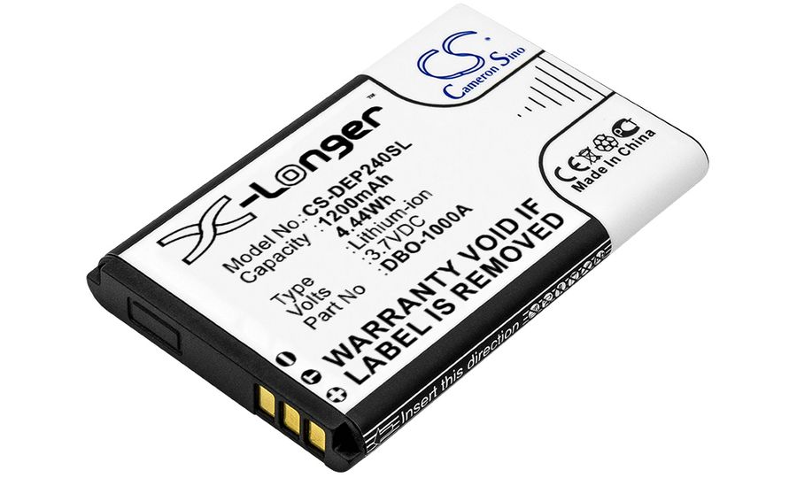 Akkumulátor Doro 1370/1372/2404/6040 és másokhoz, 1200 mAh, Li-Ion