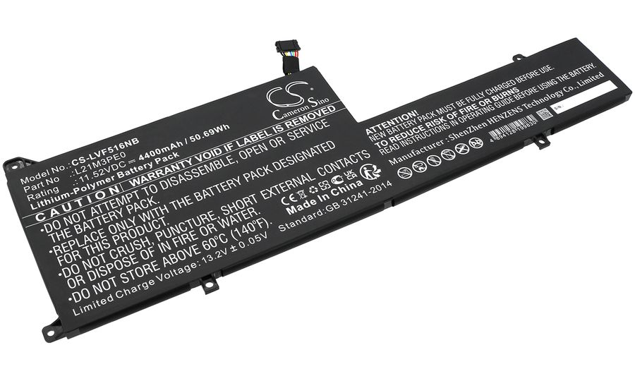 Baterie pentru Lenovo Ideapad Flex 5 14abr8 82xx000d și altele, 4400 mAh, Li-Ion