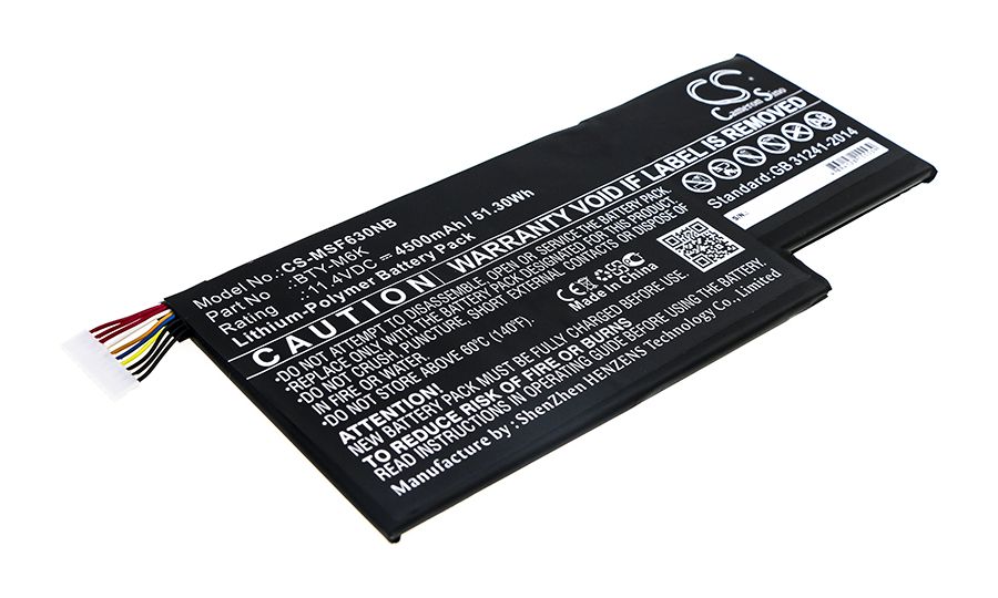 Akkumulátor MSI 0017f1-002, MSI Gf63, (eq MSI BTY-M6K), 4500 mAh