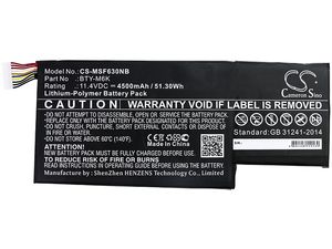 Akkumulátor MSI 0017f1-002, MSI Gf63, (eq MSI BTY-M6K), 4500 mAh