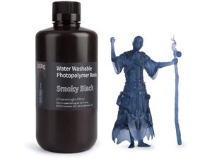 ELEGOO Water-washable Resin 1KG, Smoky Black