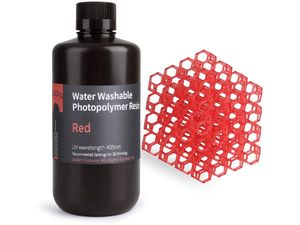 ELEGOO Water-washable Resin 1KG, Red