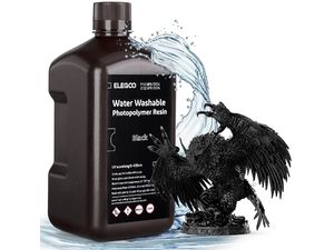 ELEGOO Water-washable Resin 2KG, Black
