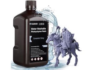 ELEGOO Water-washable Resin 2KG, Grey