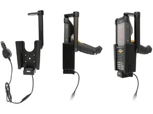 Brodit държач за Zebra MC9300 с пистолетна ръкохватка, горно заключване, CL захранване