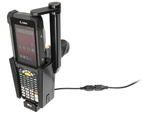 Brodit държач за Zebra MC9300 с пистолетна ръкохватка, горно заключване, CL захранване