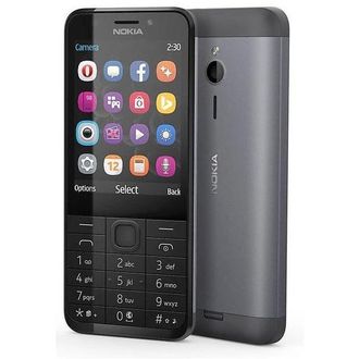 Nokia 230, tmavě stříbrná