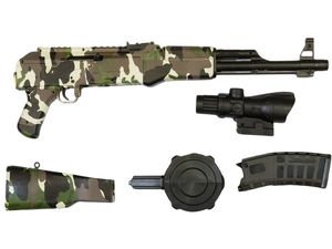 Sunny Blaster AK-47, Wasser-Gel BB-Sturmgewehr, ohne Schalldämpfer, grün