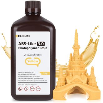 ELEGOO ABS-like Resin V3.0 2KG, Yellow