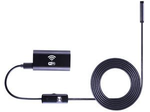 Endoszkóp 720p WiFi megvilágítóval Android, Apple, PC, 2m-es kábellel