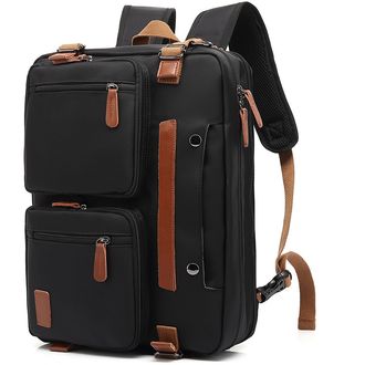 Rucsac SunRed pentru laptop până la 17,3", negru-portocaliu