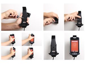 Brodit държач за M3 Mobile SM10/SM15, с калъф, CL захранване