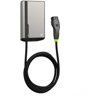 Green Cell GC HabuDen Wallbox 22kW stație de încărcare premium pentru vehicule electrice cu aplicație, cablu de 7m