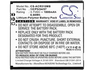 Akku für Angelcare AC310, AC315, AC417, AC510 und andere, 1800 mAh, Li-Pol