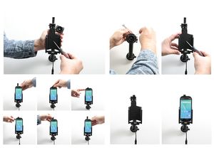 Brodit držák na Panasonic FZ-T1, uzamykatelný, napájení z CL