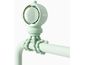 JisuLife Stroller Life 2S, ventilator multifuncțional, 5 viteze, capacitate baterie 5000mAh, verde