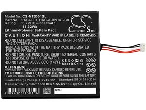 Akkumulátor Nintendo Switchhez HAC-001, 3600mAh, Li-Pol
