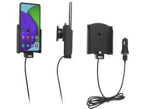 Brodit autós tartó Samsung Galaxy A52/A52s tok nélkül, töltéssel cig. öngyújtó/USB