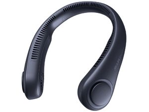 JisuLife Neck Life 3, Kühlarm, 3 Geschwindigkeiten, messerloses Design, 4000mAh, schwarz