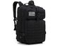Mobilly rucsac militar tactic, curea pentru talie și piept, sistem MOLLE, 45l, negru