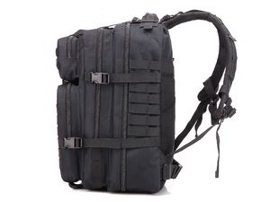Mobilly rucsac militar tactic, curea pentru talie și piept, sistem MOLLE, 45l, negru