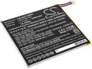 Akkumulátor ONN Tablet 8, és másokhoz, 3400 mAh, Li-Pol