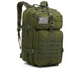 Mobilly Rucsac militar tactic, curea pentru talie și piept, sistem MOLLE, 45l, verde