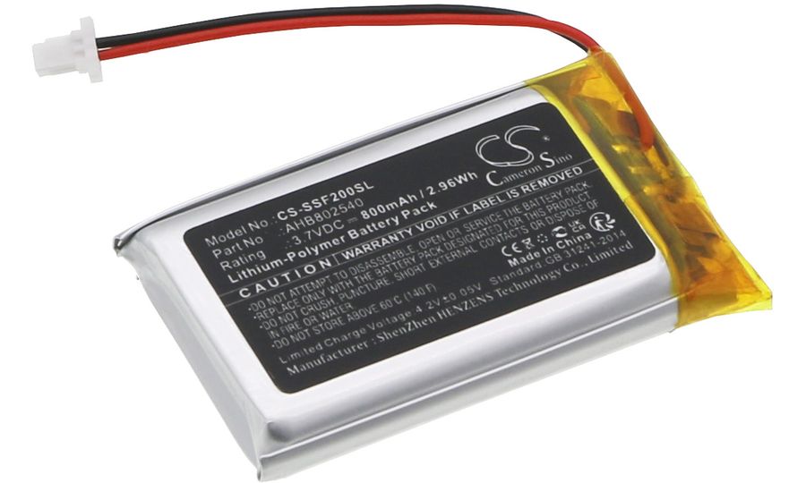 Akkumulátor a Sena Sf2, Sf4, 800 mAh, Li-Ionhoz