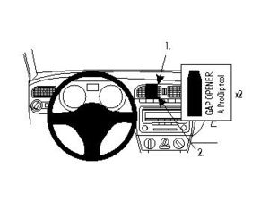 Brodit Монтажна скоба ProClip за Volkswagen Polo 10-17, по средата