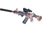 Sunny Blaster M416, pușcă de asalt BB cu gel de apă, la scară redusă, cu accesorii, roșu