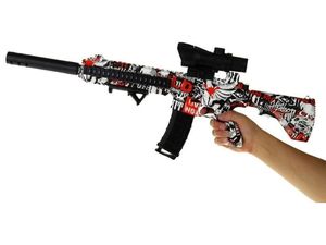 Sunny Blaster M416, pușcă de asalt BB cu gel de apă, la scară redusă, cu accesorii, roșu