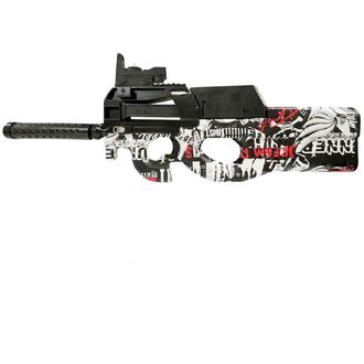 Sunny Blaster P90, pistol BB cu gel de apă cu accesorii, roșu