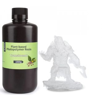 ELEGOO Plant-based Resin 1KG, Translucent