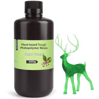 ELEGOO Plant-based Resin 1KG, Clear Green