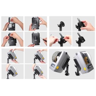 Brodit държач за Zebra ZD410, с MultiMoveClip, без зареждане