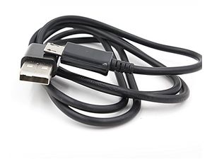 MicroUSB kabel s extra dlouhým microUSB konektorem pro odolné telefony a telefony v pouzdře, černá
