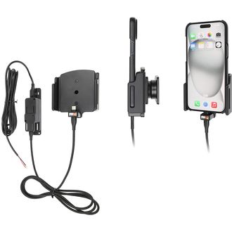 Brodit suport auto pentru Apple iPhone 15 Pro Max/iPhone 15 Plus, reglabil, cu încărcare ascunsă