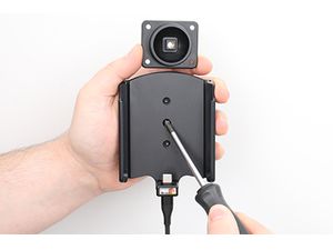 Brodit държач за кола за Apple iPhone 15 Plus без калъф, със скрито зареждане