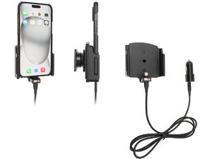 Brodit държач за кола за Apple iPhone 15 Pro Max/iPhone 15 Plus, регулируем, със зареждане, разопаковано