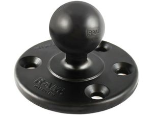 RAM Mounts Mâner rotund cu diametrul de 93 mm, cu 3 găuri de 120° fiecare cu boltă de 1,5", RAM-240U