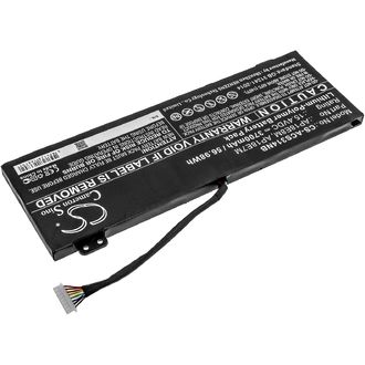 Akkumulátor Acer Aspire 7, Nitro 5/7, Conceptd 3/5, Predator Helios/Triton, és több más készülékhez, 3700 mAh, Li-Po