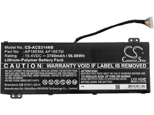 Baterie pentru Acer Aspire 7, Nitro 5/7, Conceptd 3/5, Predator Helios/Triton și multe altele, 3700 mAh, Li-Po