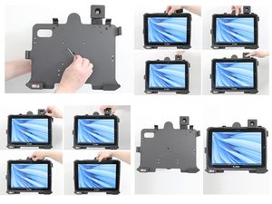 Brodit държач за ZebraZEBRA ET80 / ET85, заключващ се, AMPS/VESA 75 дупки