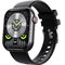 Kronus KR57, ceas inteligent, curea silicon, negru