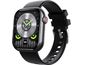 Kronus KR57, ceas inteligent, curea silicon, negru