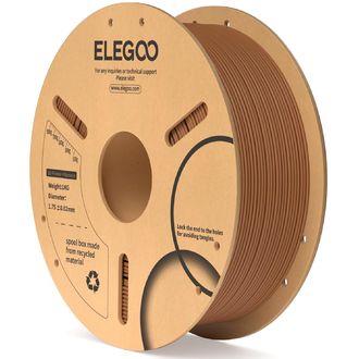 ELEGOO PLA-1.75mm-1KG-Cardboard Spool-Brown